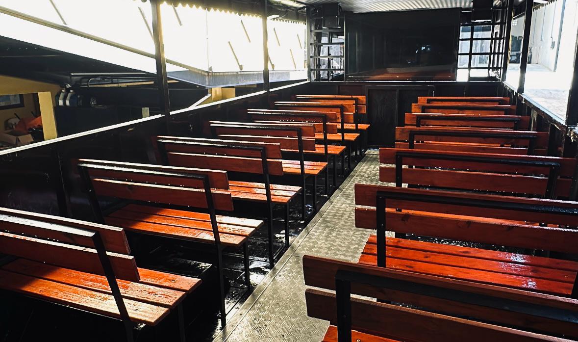 Interior do Trenzinho